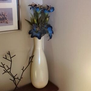 Tall Vase with Flowers